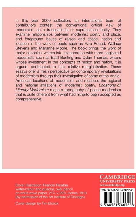 Produktbild: Locations of Literary Modernism