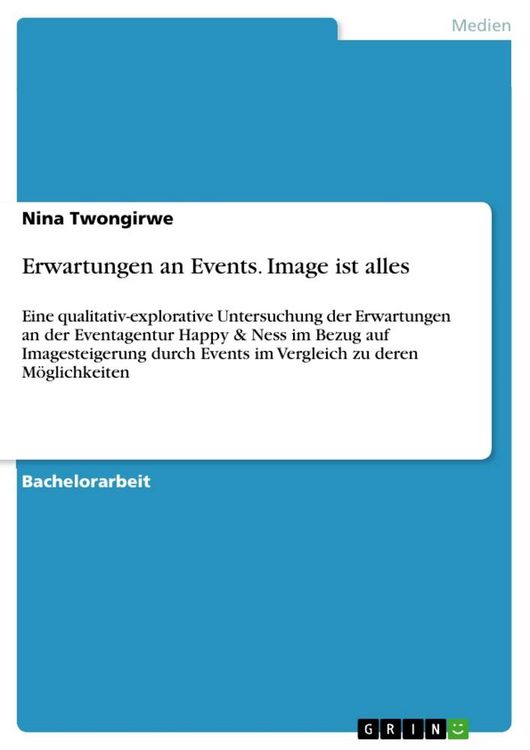 Produktbild: Erwartungen an Events. Image ist alles