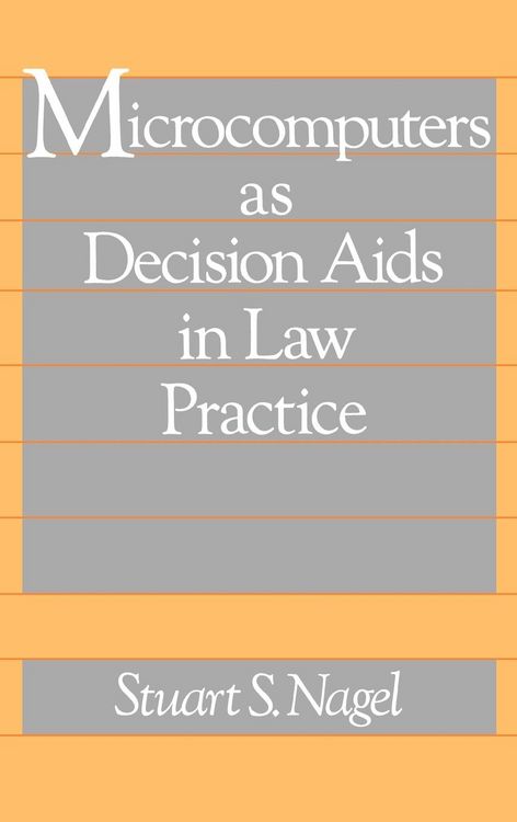 Produktbild: Microcomputers as Decision AIDS in Law Practice
