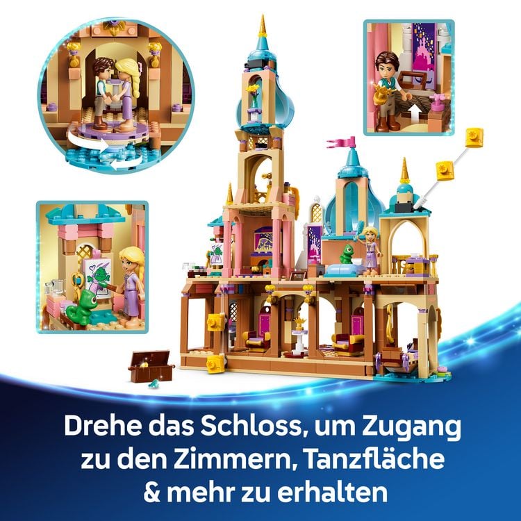 Produktbild: LEGO ǀ Disney Princess 43297 Rapunzels Schloss, Bauset f&uuml;r Kinder ab 6 Jahren