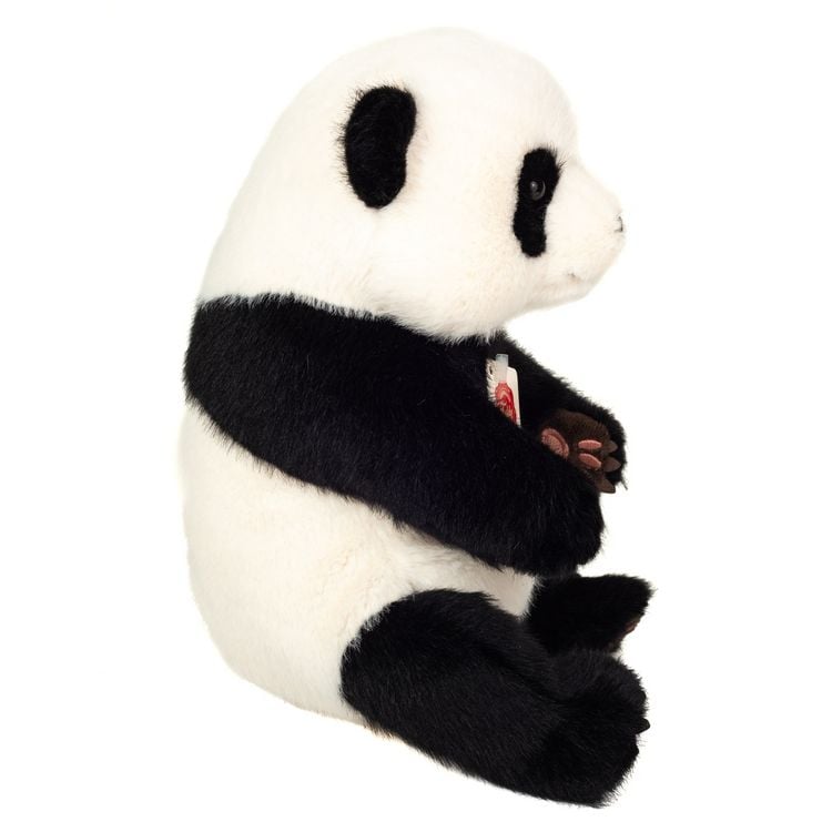 Produktbild: Teddy Hermann 92447 - Panda sitzend, Pl&uuml;sch, 28 cm