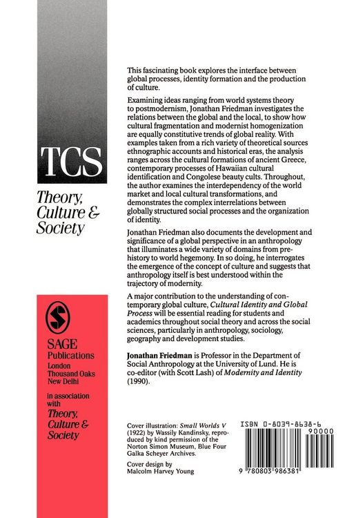Produktbild: Cultural Identity and Global Process