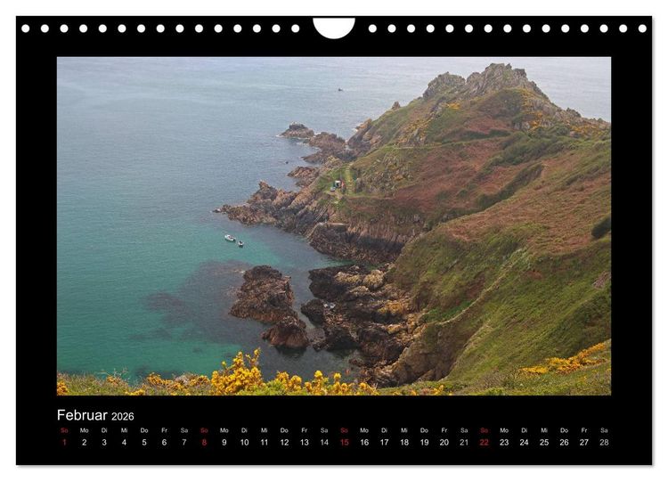 Produktbild: Kanalinseln 2026 (Wandkalender 2026 DIN A4 quer), CALVENDO Monatskalender