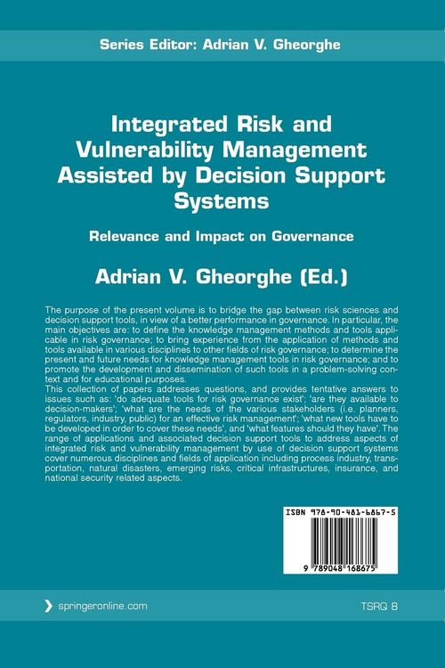 Produktbild: Integrated Risk and Vulnerability Management Assisted by Decision Support Systems
