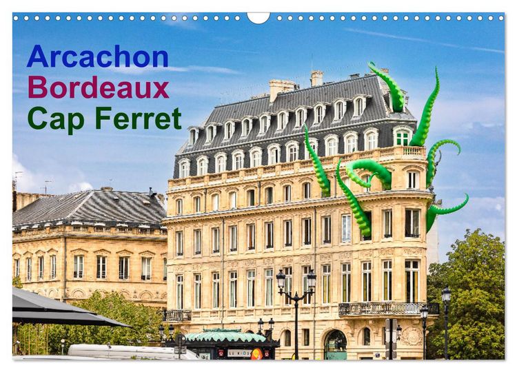 Produktbild: Arcachon Bordeaux Cap Ferret (Wandkalender 2026 DIN A3 quer), CALVENDO Monatskalender