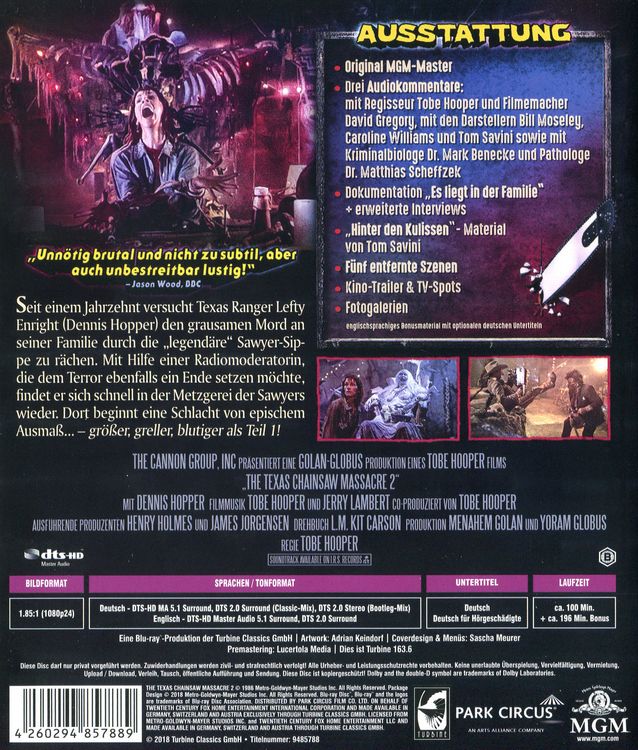 Produktbild: The Texas Chainsaw Massacre 2