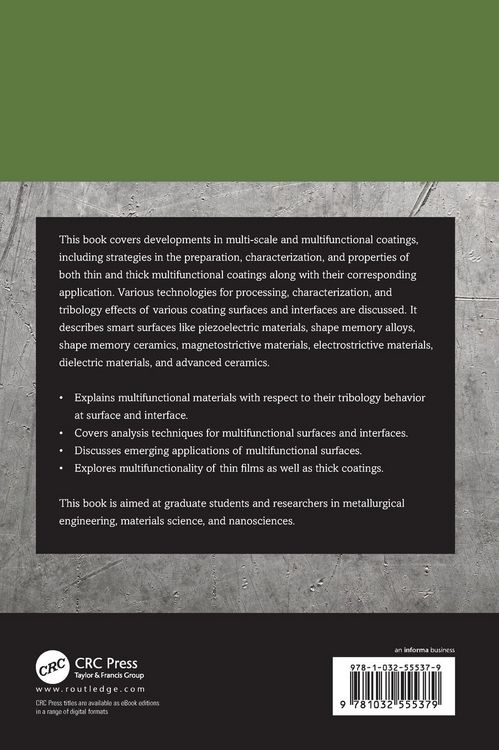 Produktbild: Multi-scale and Multifunctional Coatings and Interfaces for Tribological Contacts
