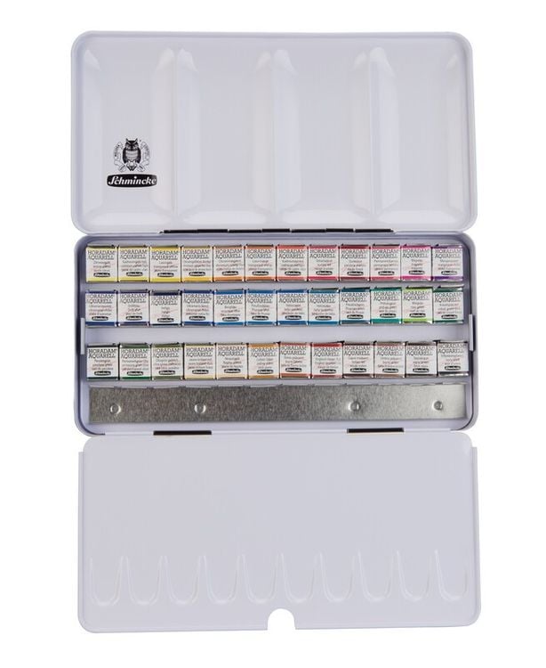 Produktbild: Schmincke Horadam Aquarell, Metallkasten, 36 x 1/2 N&auml;pfchen