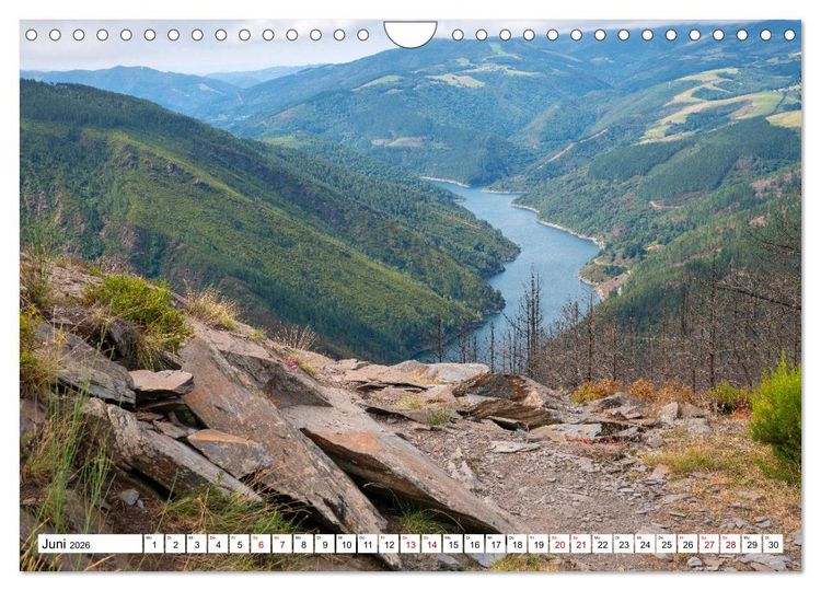 Produktbild: Unterwegs - Camino Primitivo. Zu Fu&szlig; auf der &auml;ltesten Route des Jakobsweges (Wandkalender 2026 DIN A4 quer), CALVENDO Monatskalender