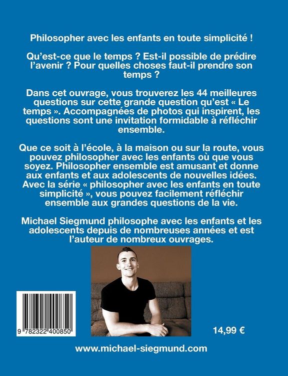 Produktbild: Philosophie pour les enfants - Le temps. Les 44 meilleures questions pour philosopher avec les enfants et les adolescents