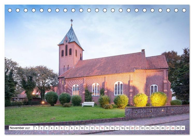 Produktbild: Wangerooge - Momente einer Reise (Tischkalender 2027 DIN A5 quer), CALVENDO Monatskalender