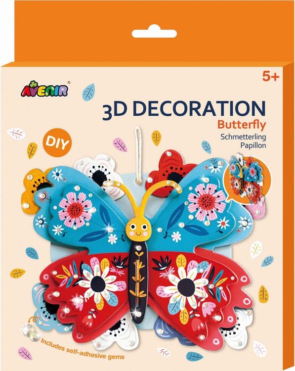 Produktbild: AVENIR - 3D Dekoration Schmetterling