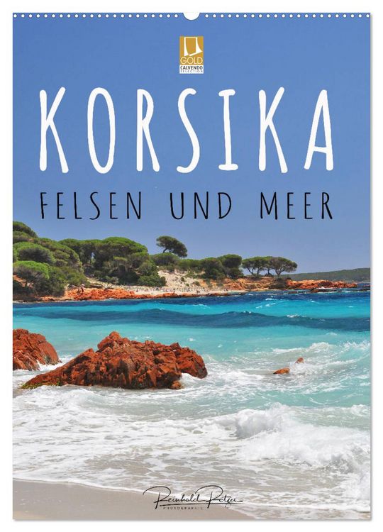 Produktbild: Korsika - Felsen und Meer (Wandkalender 2026 DIN A2 hoch), CALVENDO Monatskalender