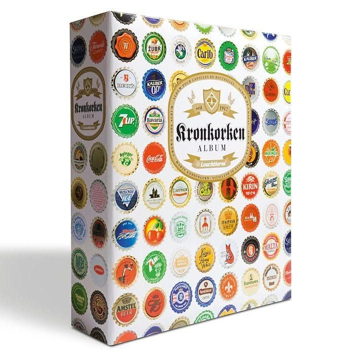 Produktbild: Kronkorken-Album. Inkl. 5 COMPART-H&uuml;llen und 5 schwarzer Zwischenlagen