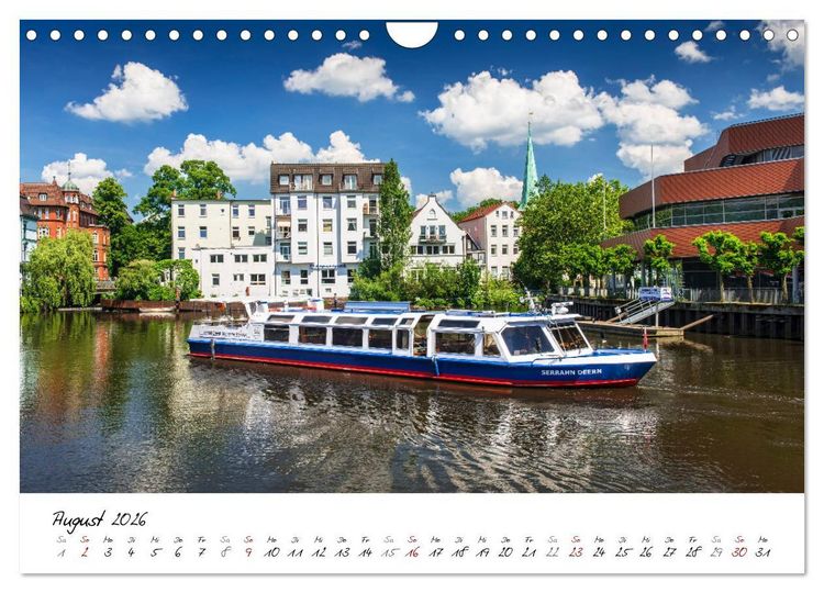 Produktbild: Unser buntes Bergedorf (Wandkalender 2026 DIN A4 quer), CALVENDO Monatskalender