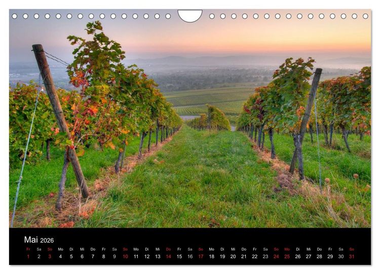 Produktbild: Weinberge im Remstal (Wandkalender 2026 DIN A4 quer), CALVENDO Monatskalender