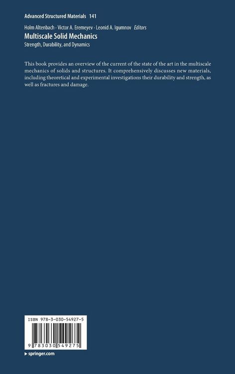 Produktbild: Multiscale Solid Mechanics