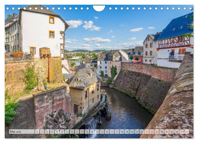 Produktbild: Saarburg Impressionen (Wandkalender 2026 DIN A4 quer), CALVENDO Monatskalender