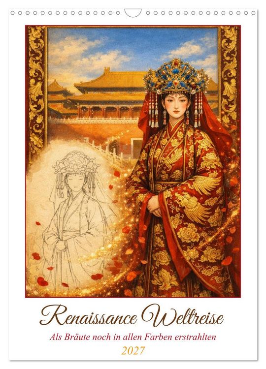 Produktbild: Renaissance Weltreise (Wandkalender 2027 DIN A3 hoch), CALVENDO Monatskalender