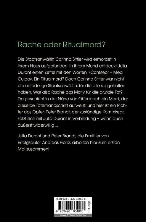 Produktbild: Das Todeskreuz / Julia Durant Band 10