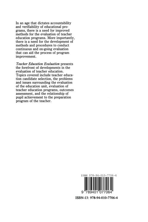 Produktbild: Teacher Education Evaluation