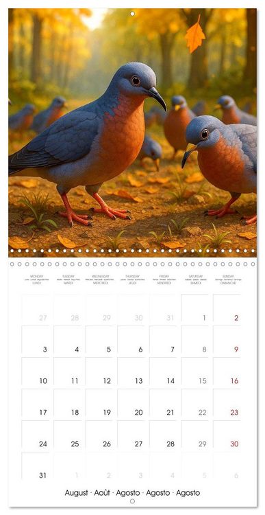 Produktbild: Species of the Past (Wall Calendar 2026 12 &times; 12 Inch) CALVENDO 12 Month Wall Calendar