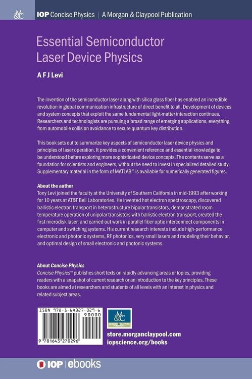 Produktbild: Essential Semiconductor Laser Physics
