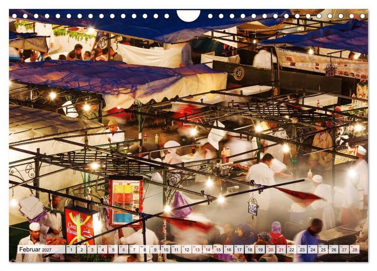 Produktbild: Marrakesch - Perle des S&uuml;dens (Wandkalender 2027 DIN A4 quer), CALVENDO Monatskalender
