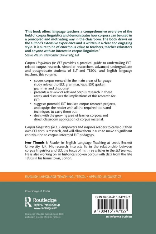 Produktbild: Corpus Linguistics for ELT