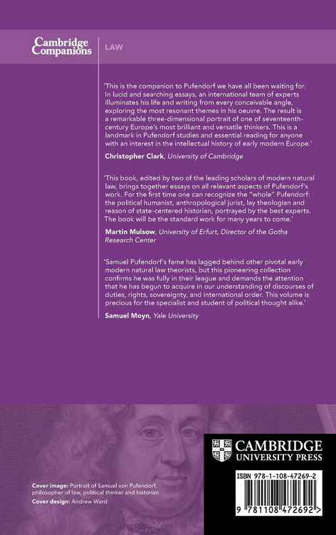 Produktbild: The Cambridge Companion to Pufendorf