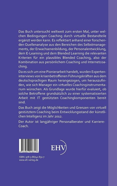 Produktbild: Wissenschaftliche Grundlegung f&uuml;r das Design eines Blended-Coaching-Instrumentariums