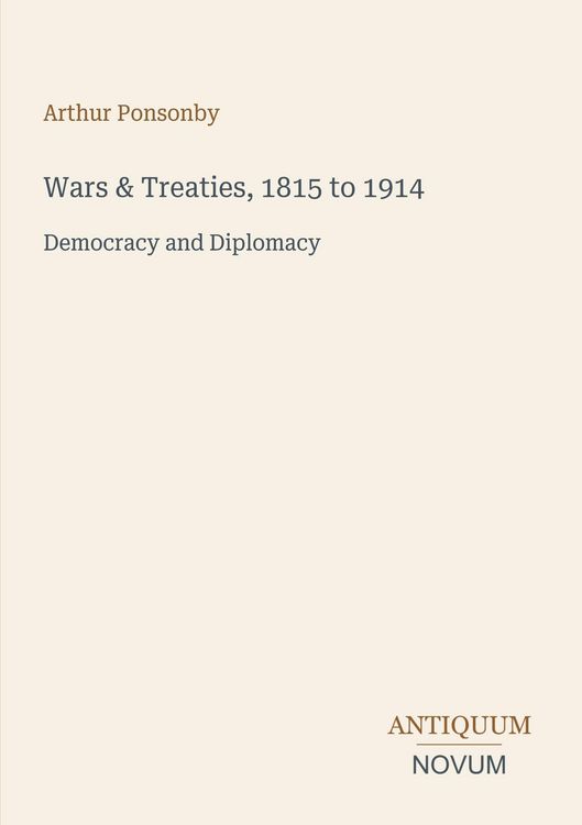 Produktbild: Wars & Treaties, 1815 to 1914