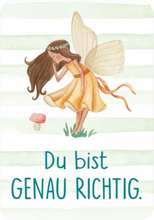 Produktbild: Mutmachkarten &ndash; Einhorn (Aquarelloptik)