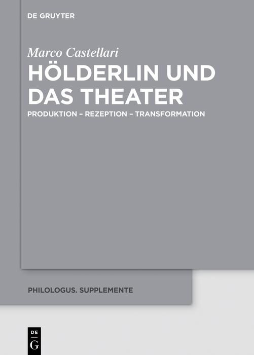 Produktbild: H&ouml;lderlin und das Theater