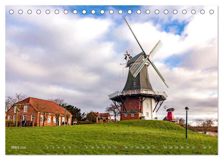 Produktbild: GREETSIEL-LIEBE (Tischkalender 2026 DIN A5 quer), CALVENDO Monatskalender