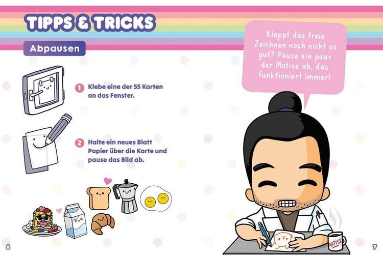 Produktbild: 55 x Zeichnen &ndash; Kawaii: Dein Kartenset