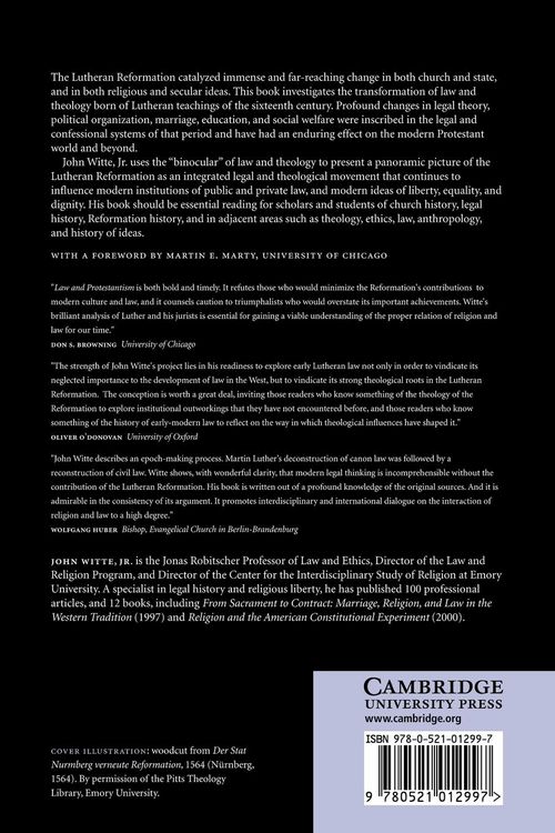 Produktbild: Law and Protestantism