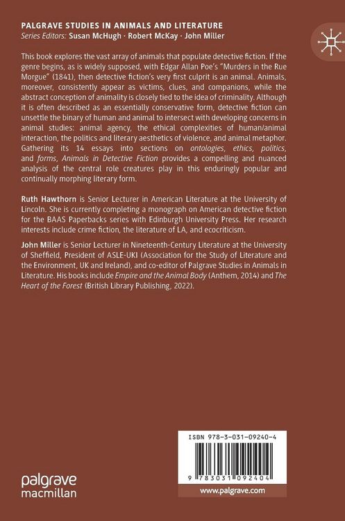 Produktbild: Animals in Detective Fiction