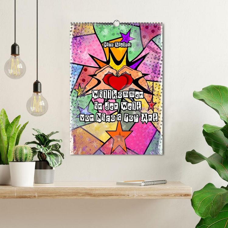 Produktbild: Willkommen in der Welt von Nico&acute;s Pop Art (Wandkalender 2026 DIN A3 hoch), CALVENDO Monatskalender