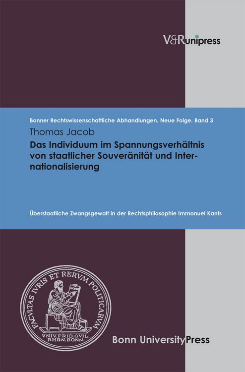 Produktbild: Das Individuum im Spannungsverh&auml;ltnis von staatlicher Souver&auml;nit&auml;t und Internationalisierung