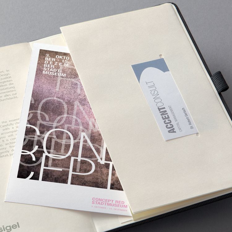 Produktbild: SIGEL CO132 Notizbuch Conceptum, ca. A6, liniert, schwarz