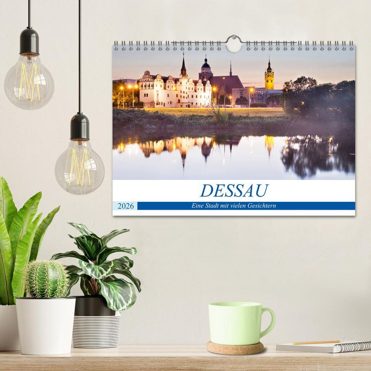 Produktbild: DESSAU - Eine Stadt mit vielen Gesichtern (Wandkalender 2026 DIN A4 quer), CALVENDO Monatskalender