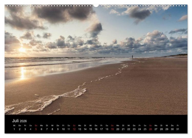 Produktbild: Sylt-Abende - Fotografien von Beate Zoellner (hochwertiger Premium Wandkalender 2026 DIN A2 quer), Kunstdruck in Hochglanz