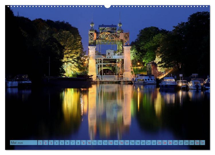 Produktbild: RUHRPOTT LICHTER (Wandkalender 2026 DIN A2 quer), CALVENDO Monatskalender
