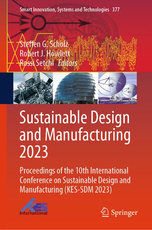 Produktbild: Sustainable Design and Manufacturing 2023