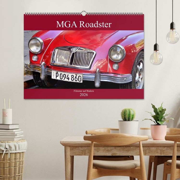 Produktbild: MGA Roadster - Filmstar auf R&auml;dern (Wandkalender 2026 DIN A2 quer), CALVENDO Monatskalender