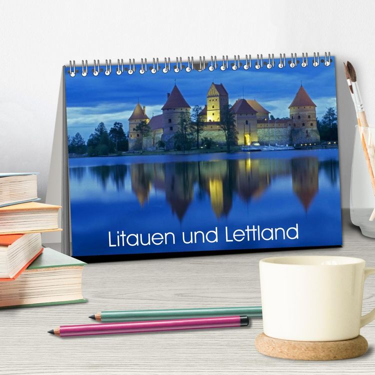 Produktbild: Litauen und Lettland (Tischkalender 2026 DIN A5 quer), CALVENDO Monatskalender