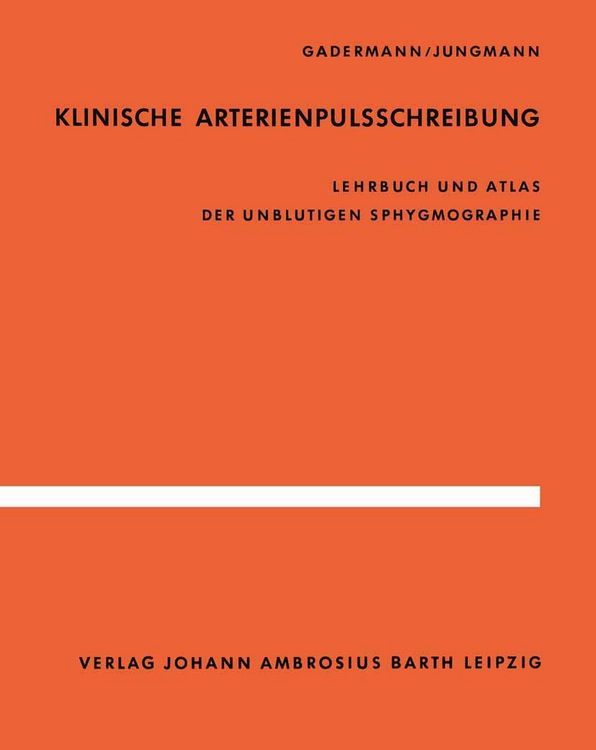 Produktbild: Klinische Arterienpulsschreibung