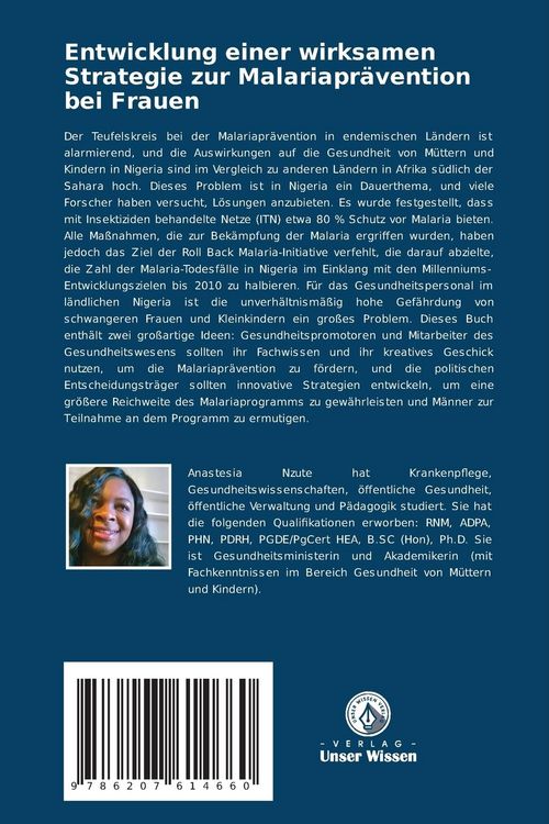 Produktbild: Entwicklung einer wirksamen Strategie zur Malariapr&auml;vention bei Frauen