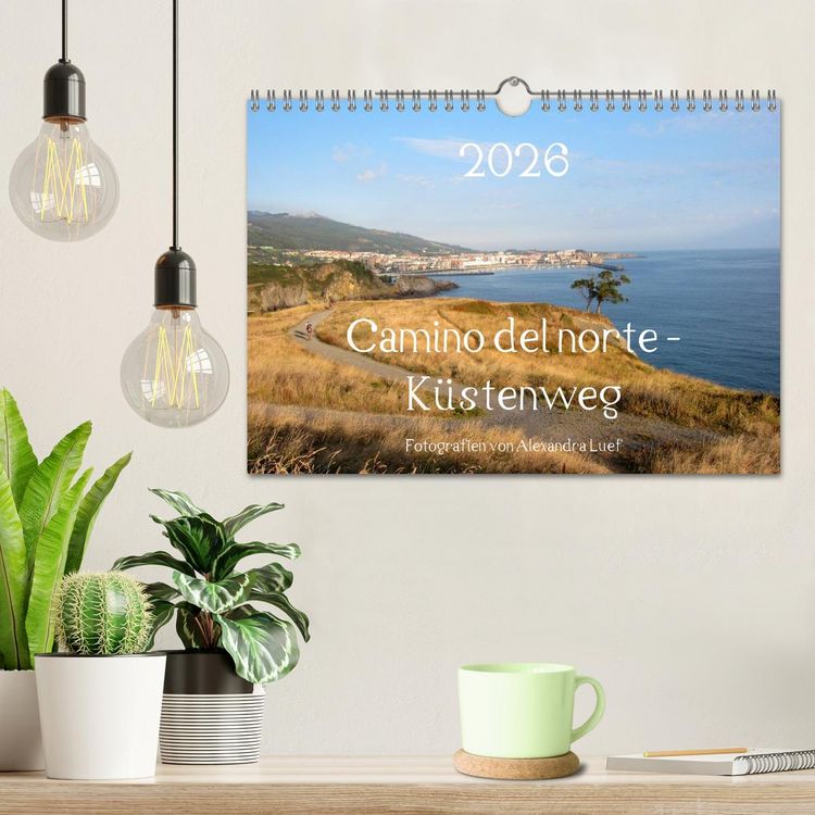 Produktbild: Camino del norte - K&uuml;stenweg (Wandkalender 2026 DIN A4 quer), CALVENDO Monatskalender